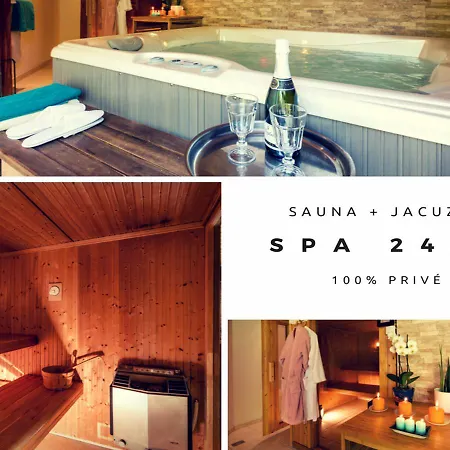 Sauna - Jacuzzi - 100% Privé - L'estantada * Linxe