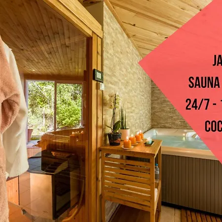 Sauna - Jacuzzi - 100% Prive - L'estantada 펜션 Linxe