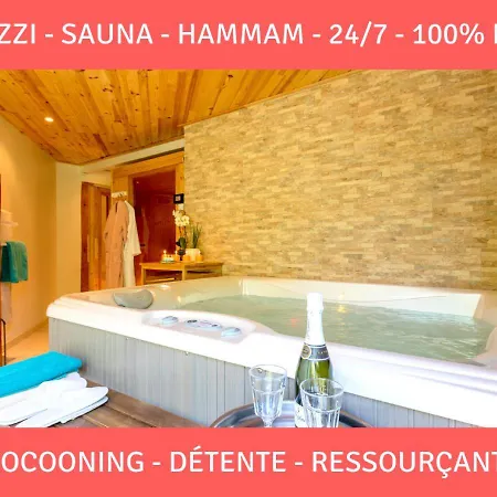 Sauna - Jacuzzi - 100% Privé - L'estantada * Linxe