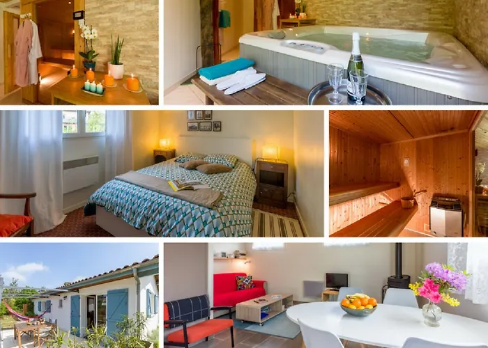 Сasa de vacaciones Sauna - Jacuzzi - 100% Privé - L'estantada Linxe