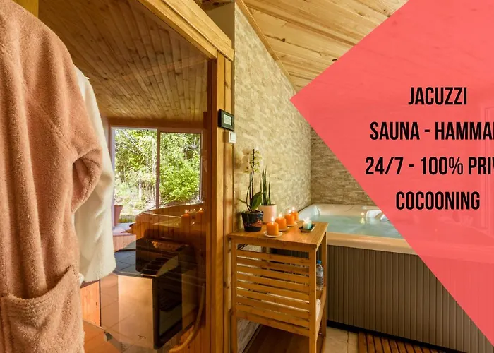 Sauna - Jacuzzi - 100% Privé - L'estantada Сasa de vacaciones Linxe